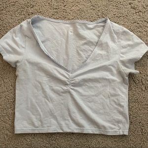 Pacsun Light Blue Crop Top